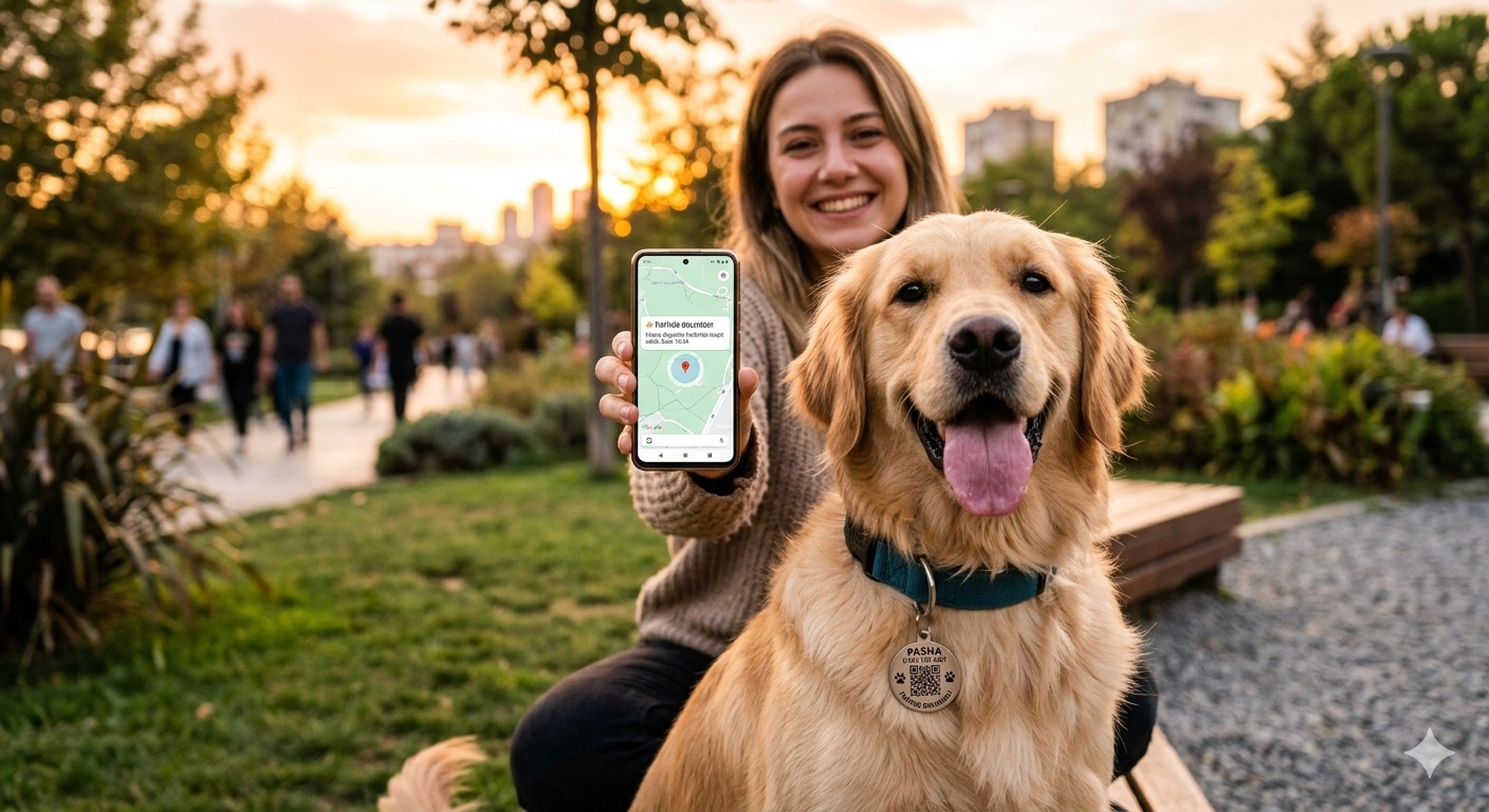 Kavuşma — köpek ve gülen kız